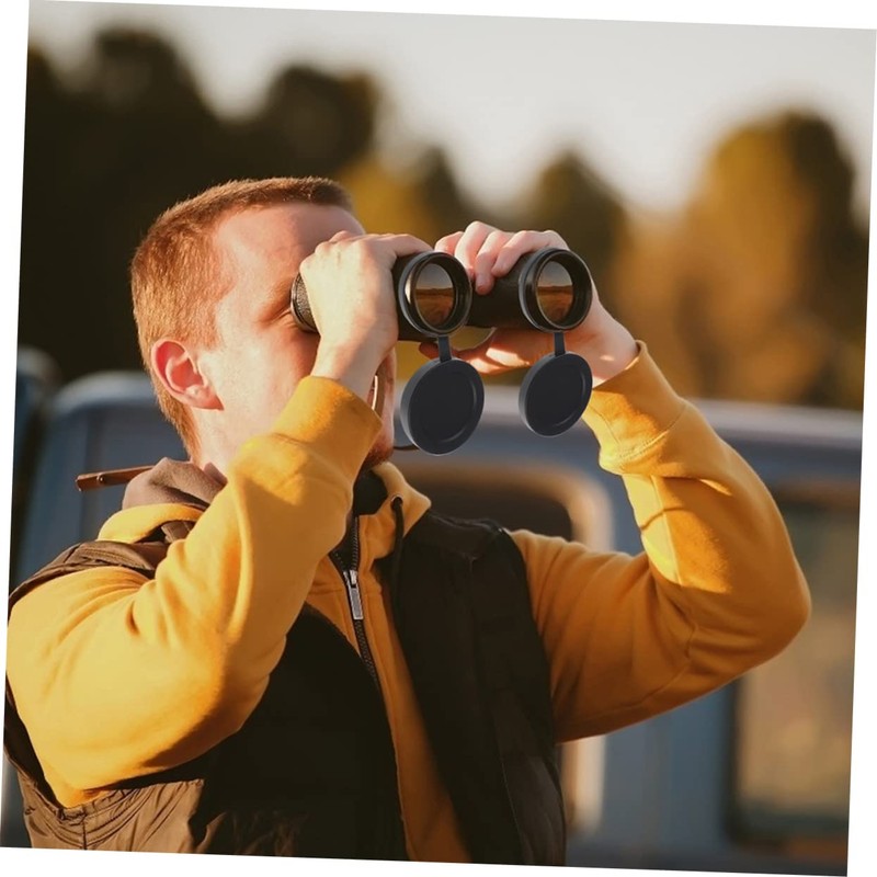 Operitacx 3 Sets Rubber Objective Lens Caps for Binoculars Scratch