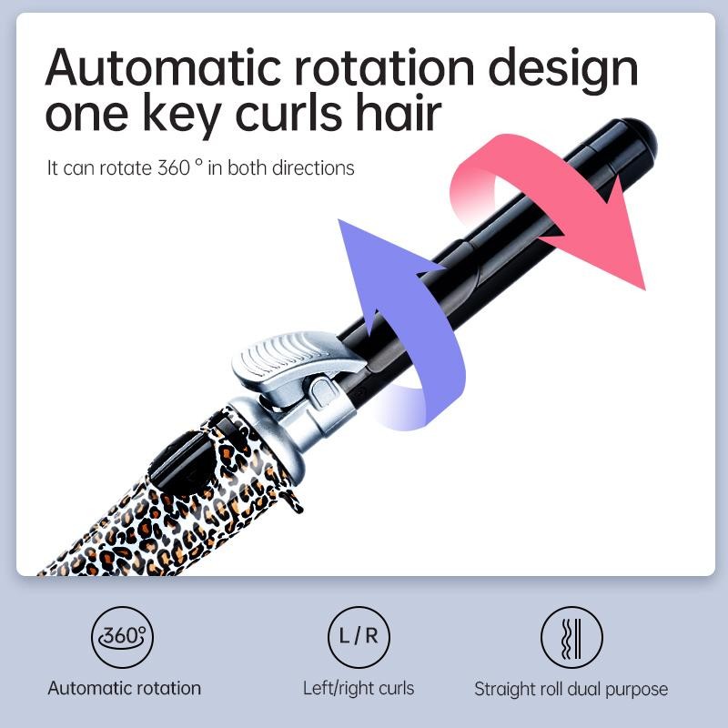 Rotary Curler 1 Inch - User-Friendly Design, Automatic Shutdown, Automatic