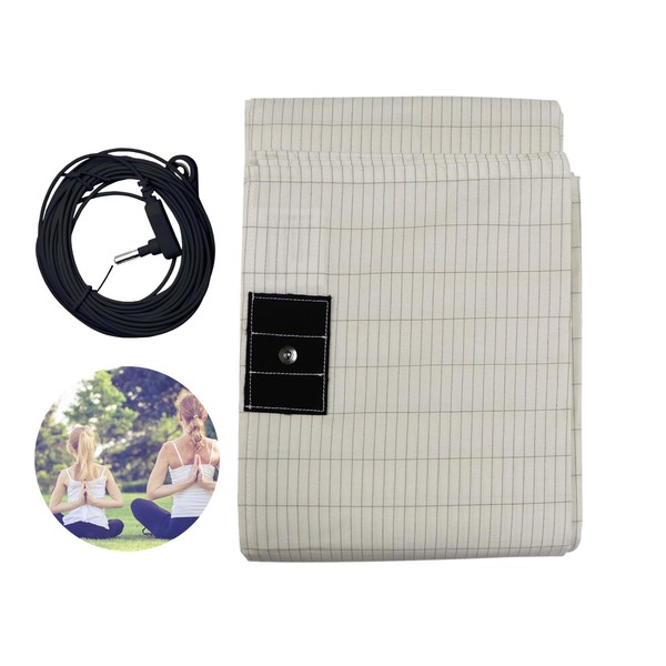 Grounding Sheet Kit White with 15 ft. Grounding Cord, Conductive