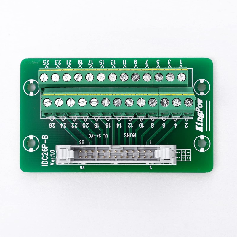 Molence IDC26 2x13 Pins 0.1" Male Header Breakout Board, C45