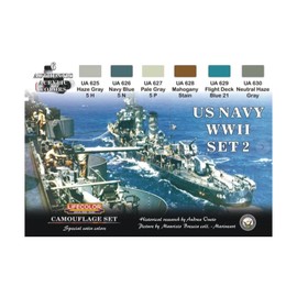 LifeColor U.S. Navy WWII set 2 (22ml x 6) # LC-CS25