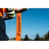 CHAMPRO Brute Soccer Goal - 12' x 6', ORANGE, WHITE