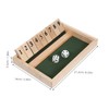 KICHOUSE 1 Set Wooden Number Dice Game Fun Gathering Game