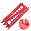 EsiFare Nut Bolt Thread Gauge Screw Nut Measuring Gauge Bolt