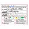 Gebildet Gebildet 19mm 20A/12-24V Blue LED Latching Stainless Steel Push