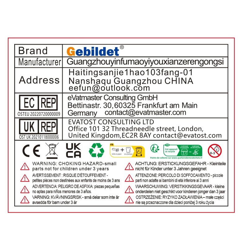 Gebildet Gebildet 19mm 20A/12-24V Blue LED Latching Stainless Steel Push