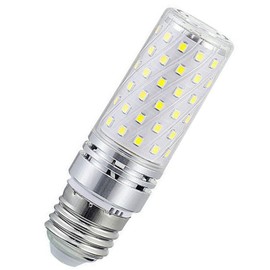 E26 LED Corn Bulbs 15W LED Candle Bulbs 15 Watt LED Candelabra Light Bulbs,120W Incandescent Bulbs Equivalent, Cool White 6000K,E26/E27 Medium Base, Non-Dimmable,4 Pack