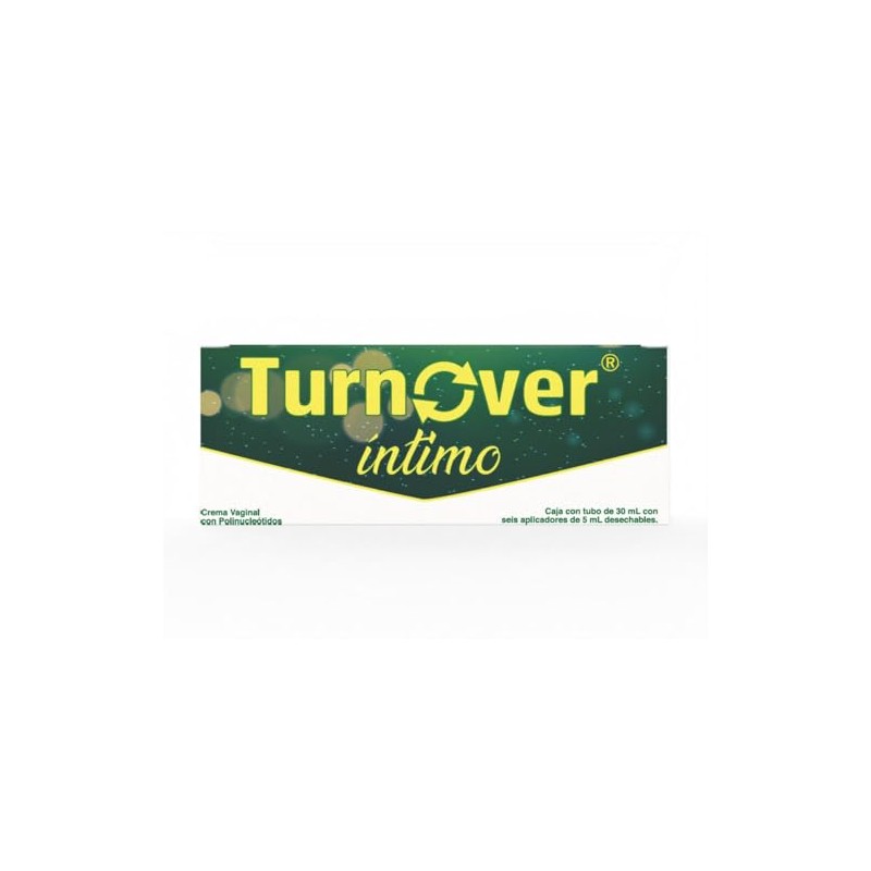 Turnover Crema Vaginal Con Polinucleótidos Caja con 2 Aplicaciones de