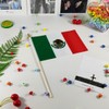 QQSD Mexico Small Flag Mexican Stick Mini Hand Held Flags