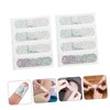 KICHOUSE 50pcs Glitter Boys and Girls Bandages for Ages Funny