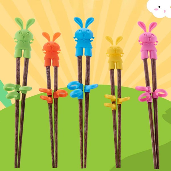 Chopstick Use Helper, 1 Pair Training Chopsticks for Adults Children