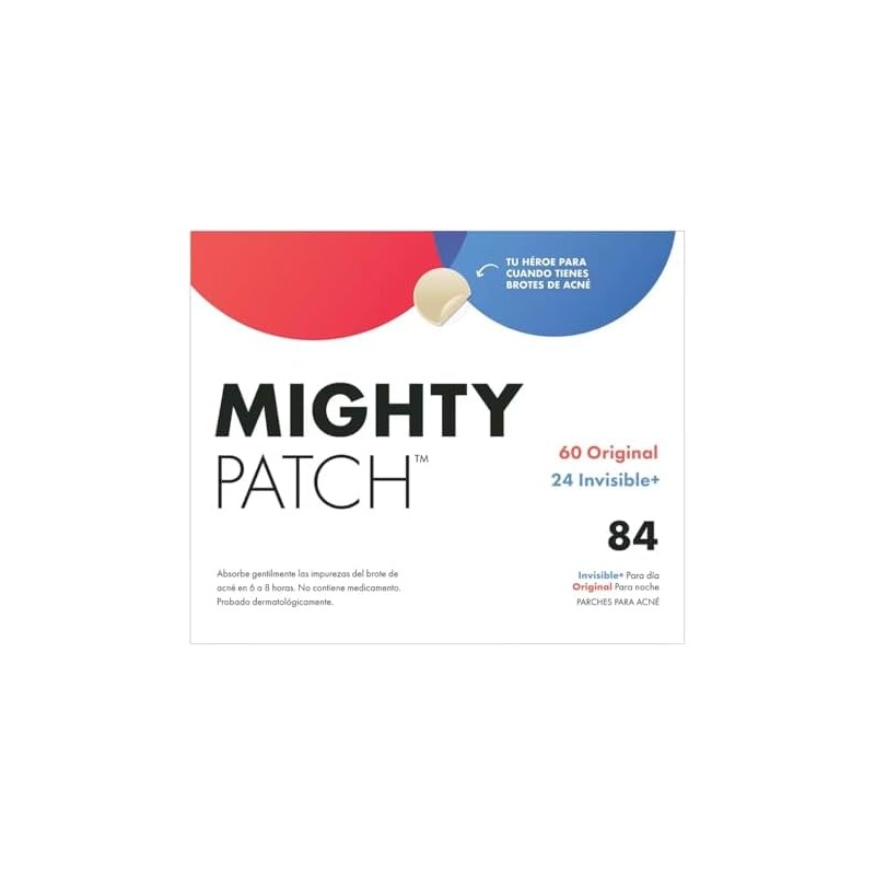 Mighty Patch Parches para Acné. Pack Variado 84 Parches