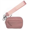 YDF The Iris Wallet for Women Mini Zip Card Case