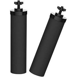 Virego BB9-2 Water Filter, Replacement for BB9-2 Black Purification Elements, Compatible with Berkey Gravity Filtration System, Doulton Super Sterasyl, Nomad,Propur Traveler, King, Big Series (2-pack)