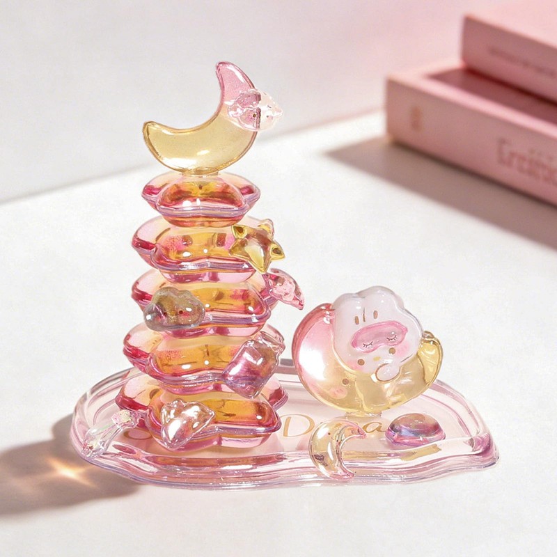 4 PCS 3D Relief Puffy Stickers, Kawaii Aesthetic Decor, 4