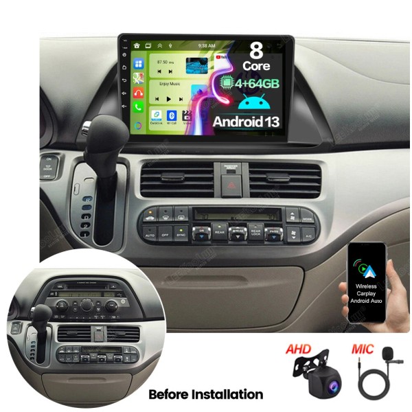 LeeKooLuu For Honda Odyssey 2005-2010 Carplay Car Stereo Radio 4G+64G