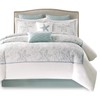 Harbor House 4-Piece Maya Bay Cotton Embroidered Oversized Comforter Set,