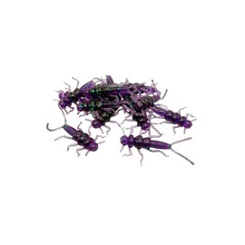 Creek Bugz (Stonefly) 1.375” - 15 pieces per pack - Artifical Fishing Baits Soft Plastic Fishing Lures - Trout, Bass, Perch, Crappie, Panfish - Color: Hi-Viz