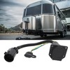 6‑24V 7 Pin to 7 and 4 Pin Trailer Adapter