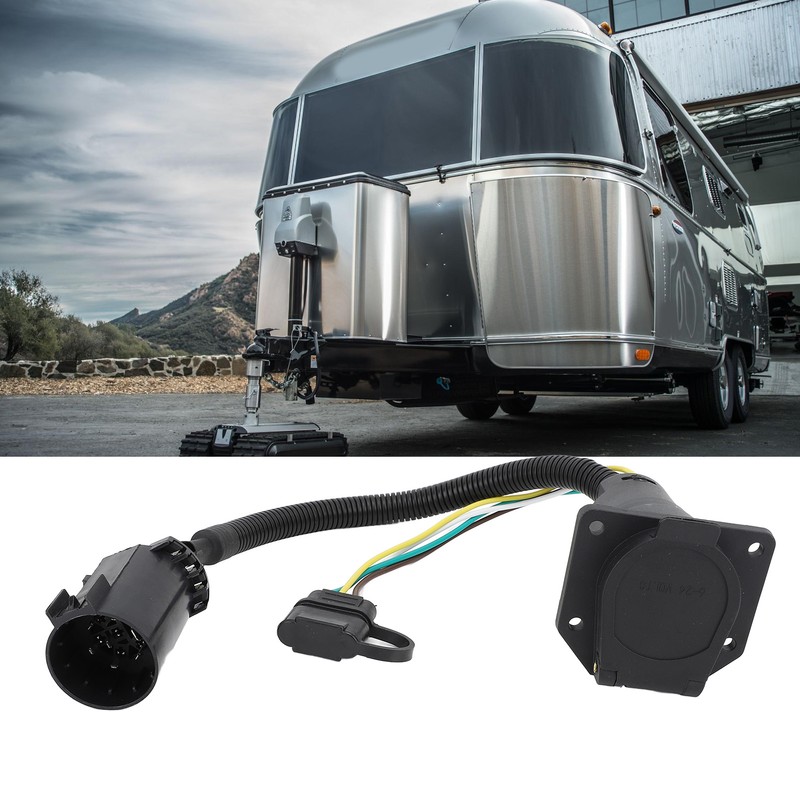 6‑24V 7 Pin to 7 and 4 Pin Trailer Adapter