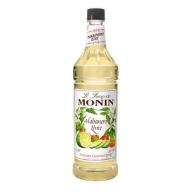 Monin Flavored Syrup, Habanero Lime, 33.8-Ounce Plastic Bottle (1 Liter)