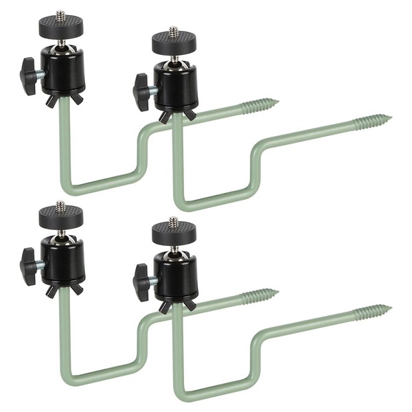 maswater 4 Pack Trail Camera Tree Mounts, 360° Rotatable Hunting