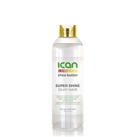 ICan London Shea Butter Hair Oil Serum, Super Shine, Silky Smooth Style, 250ml
