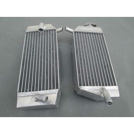 Alumimum Radiator + Silicone hose For 2005-2008 Honda CRF450R CRF450 2005 2006 2007 2008 (Blue)