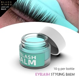 BLACKWINGS Lash Lift Glue Balm Adhesive Eyebrow Brow Wax Styling Water Solubility Colorful Salon Makeup Beauty Eyelash Lift Perm Kit Tool Permanent (Blue 10g)