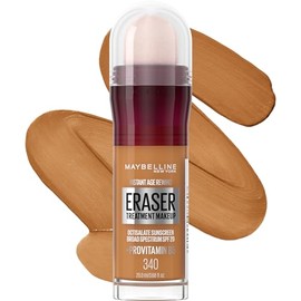 Maybelline Base Maquillaje Instant Age Rewind Eraser Fps Provitamina Humectante 340 Unidad Onzas Líquidas Paquete