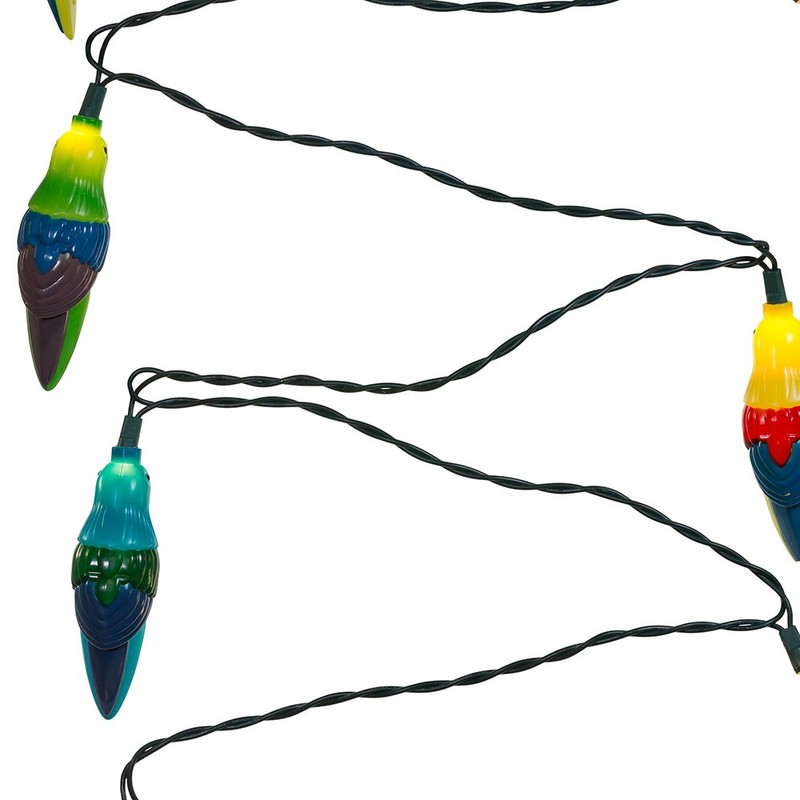 Kurt Adler UL 10-Light Parrot Light Set