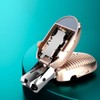 Foldable Portable Mini Nail Clippers Set Toenail Clippers Nail Care - Blue / 접이식 휴대용 미니 손톱깎이 세트 발톱깍이 손톱관리 - 블루