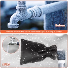 Outdoor Tap Covers for Winter 1Pack Outside Tap Cover Frost Protector Garden Tap Cover for Outdoor Taps Thermal Faucet Covers Insulated Protector Your Tap from Freezing Bursting