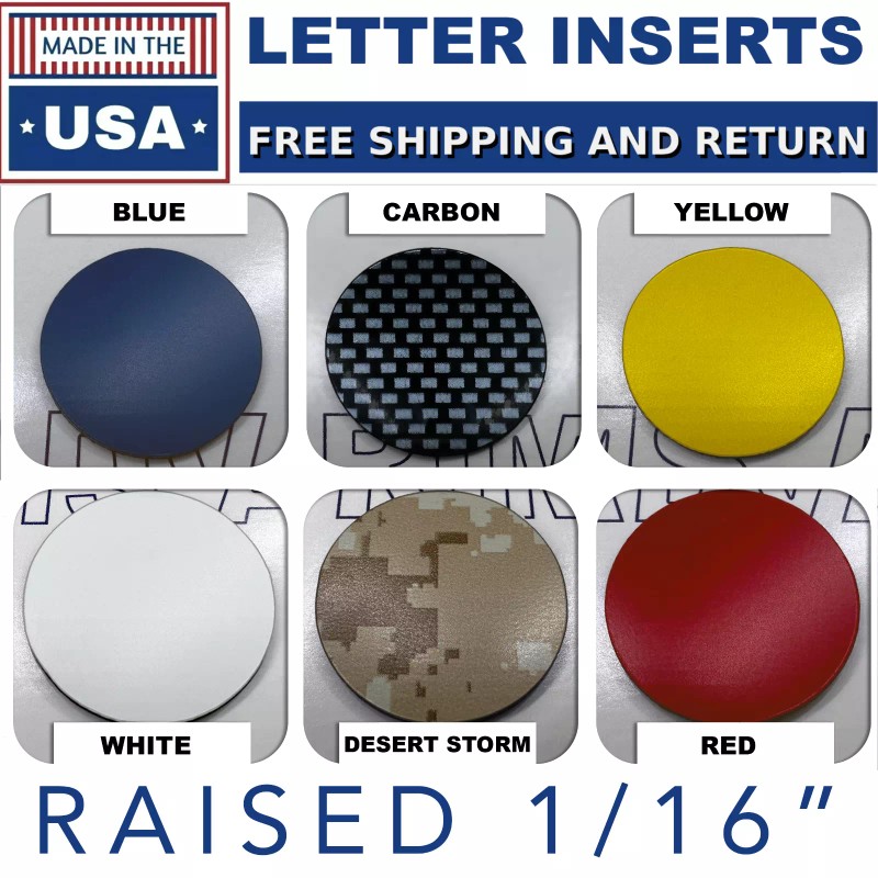 Advanced Trims Silver Alum Raised Plastic Letters Inserts fits Toyota