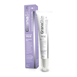 Crema facial de día antiarrugas con aceite de semilla de granada y nanotecnología, ácido hialurónico, niacinamida, vitaminas C y E – 50 g