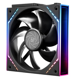 Thermalright TL-M12Q Case Fan-120mm Quiet,PWM Function Building Blocks CPU Fan,Infinity Mirror ARGB Lighting Effects,New Power Chip Module Simplifies Wiring Management