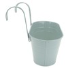 Hanging Flower Planter Iron Bucket Flower Pot Holder with Detachable