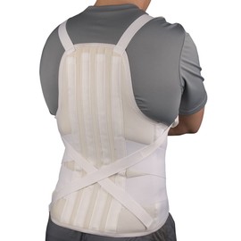 Truform-OTC Dorsolumbar Support, Spinal Disc Back Brace, Soft Style, Thoracic Kyphosis, 2X-Large