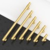 Asidrama 10 Pack 5 Inch(128mm) Brushed Gold Kitchen Cabinet Handles,