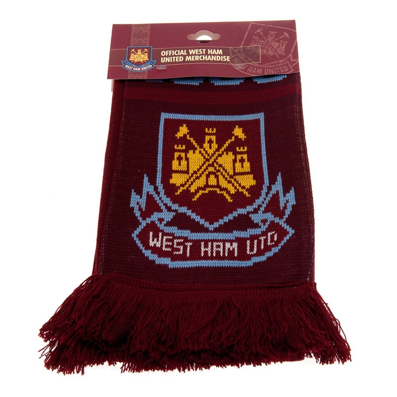 West Ham Nero Scarf - Claret - One Size