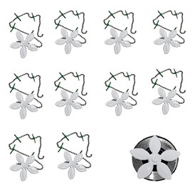 10 Pieces Drain Hair Catcher Flower Cleaning Tool Shower Drain Strainer Bathroom Drain Strainer Hair Catcher Kitchen Cleaning Tool Drain Hair Remover Removal Tool