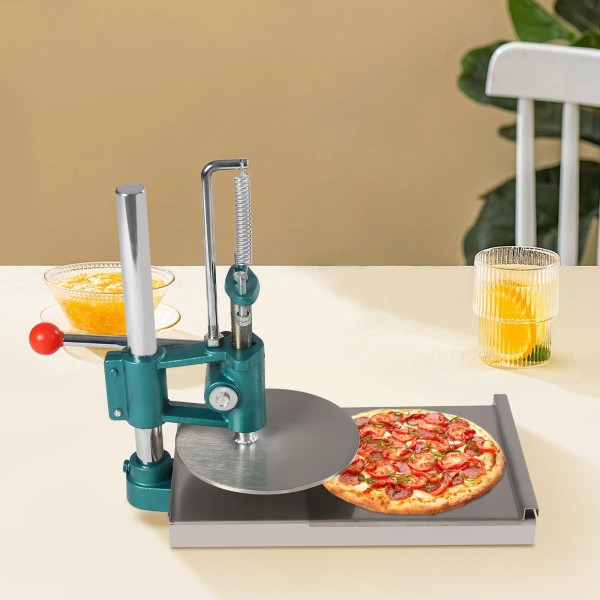 7.9"Pizza Dough Press Machine Stainless Steel Pizza Press Maker Hand