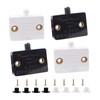 Fenteer 4Pcs Cabinet Door Switch Closet Light Lamp Switch for