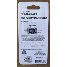 Hyper Tough GFCI Receptacle Outlet Tester