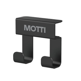 MOTTI Simple Design Desk Hook, Black, Multi-functional Hook, Load Capacity 13.2 lbs (6 kg)