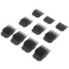 10pcs Hair Clipper Guide Comb Universal Clear Number Guide Comb