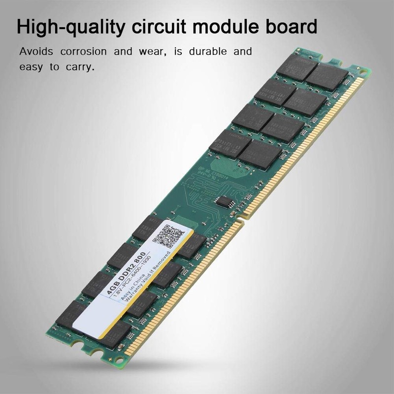 ASHATA 4 GB DDR2 800 MHz, PC2-6400 1.8 V 240