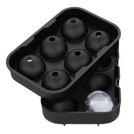 Ice Ball Maker Round Large Ice Cube Trays Silicone Ice Cube Tray Sphere Ice Ball Maker for Bourbon Brandy for Whisky Lover Reusable