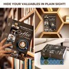 Book Safe with Combination Lock, Hidden Safe (9.5 x 6.2
