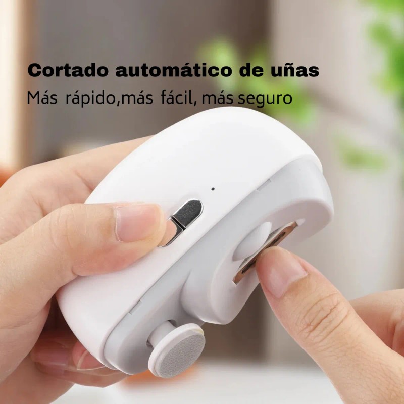 Lima Eléctrica Portátil Uñas Adulto Bebe Cortaúñas Manicura